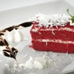 Coconut red cake